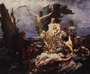 Franciszek zmurko The Past of Sinner - Seven Deadly Sins. painting